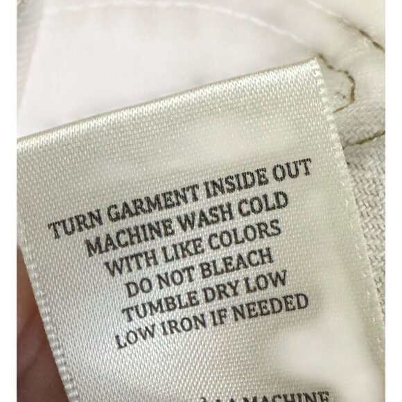 Blank NYC Casa Blanca cream Denim Jean Oversized Jacket womens size small - Picture 6 of 8